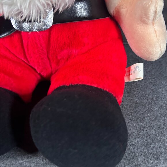 Vintage Santa Claus Plush Stuffed Animal Toy Christmas Big Taiwan - Picture 12 of 14
